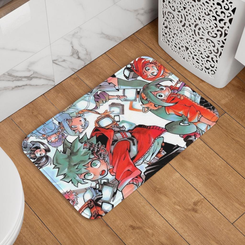 My Hero Academias Doormat Non-Slip Bath Kitchen Welcome Mat Toilet Door Floor Entrance Carpet Rug Footpad