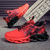 Men Running Shoes Mesh Breathable Flat Cushioning Soft Comfortable Sneakers Outdoor Gym Trendy Casual Jogging Shoes for Men