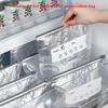 10Pcs/Set Aluminum Foil fresh-keeping Bag Sealed Antibacterial Refrigerator Food Freezing Storage Bag Zipper Seal
