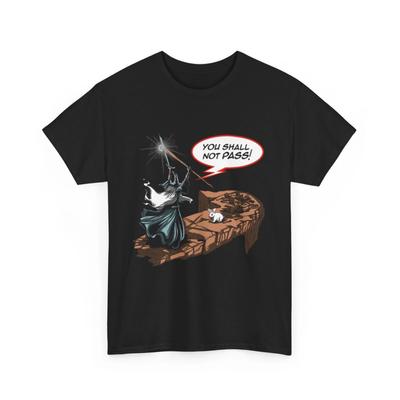 Der Herr der Ringe T-Shirt | Gandalf Shirt | Du sollst nicht vorbeigehen! Herr der Ringe T-Shirt