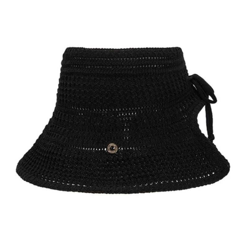 Återkommande,återkommande Virkad hatt_svart