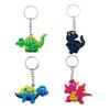 12 Pieces Dinosaur Keychains Keyrings Decoration for Birthday Party Supplies