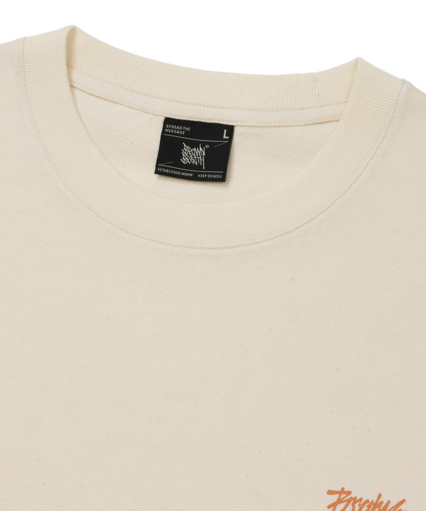 BROWNBREATH Tropical Crush Tag Tee - Oatmeal