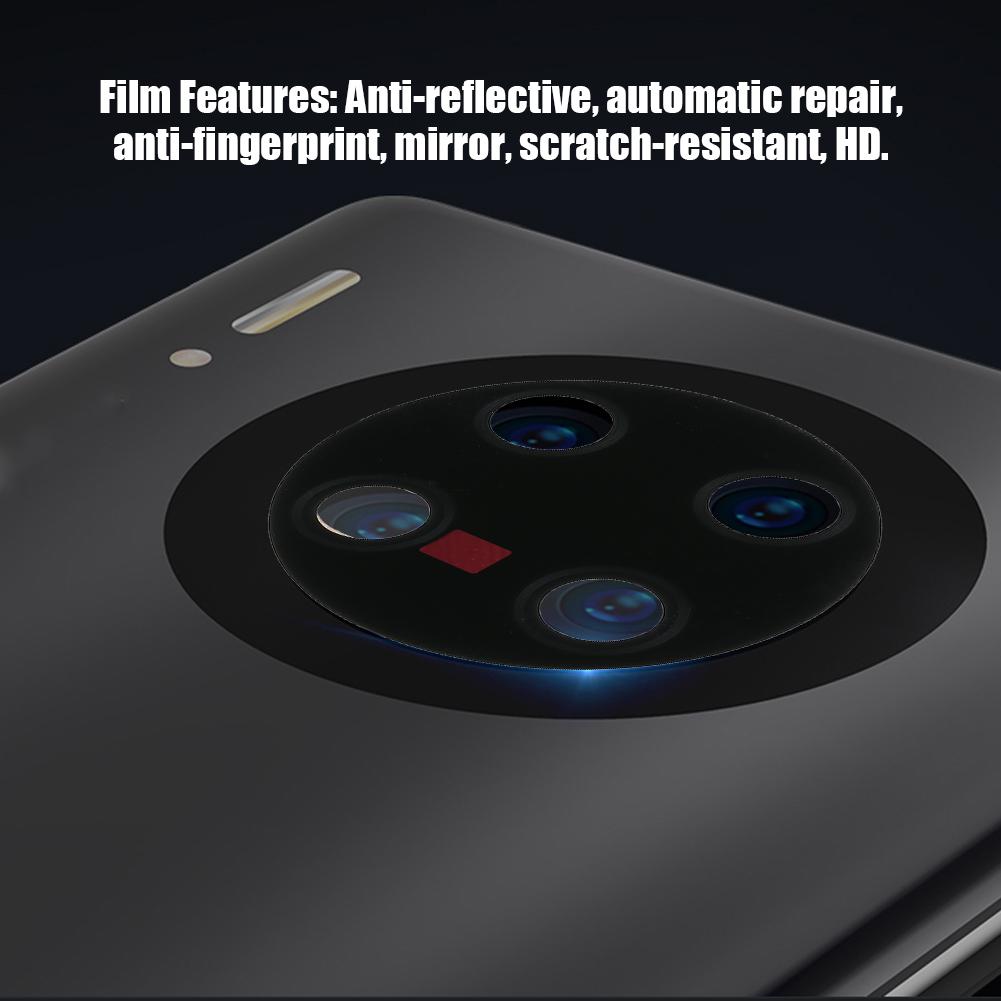 3Pcs Scratch Resistant HD Black Lens Mirror Protective Film by Injection Molding for Huawei Mate30pro