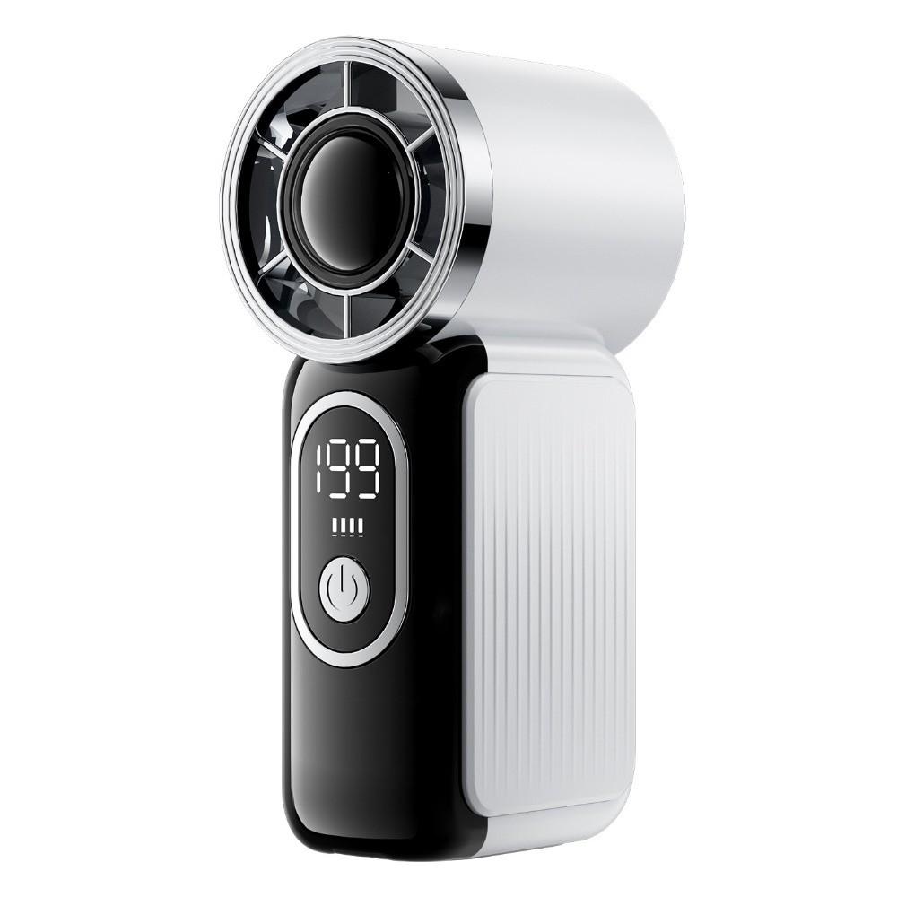 High Speed Portable Fan Rechargeable Turbo Fan Portable Mini Cooler Fan Summer Cooling белый