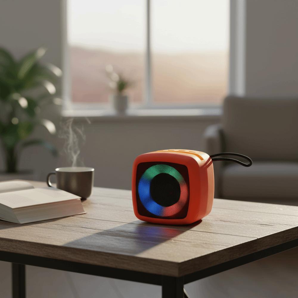 360 Stereo Sound Portable Speaker Rechargeable Battery Wireless Speakers Loudspeaker  Outdoor Use