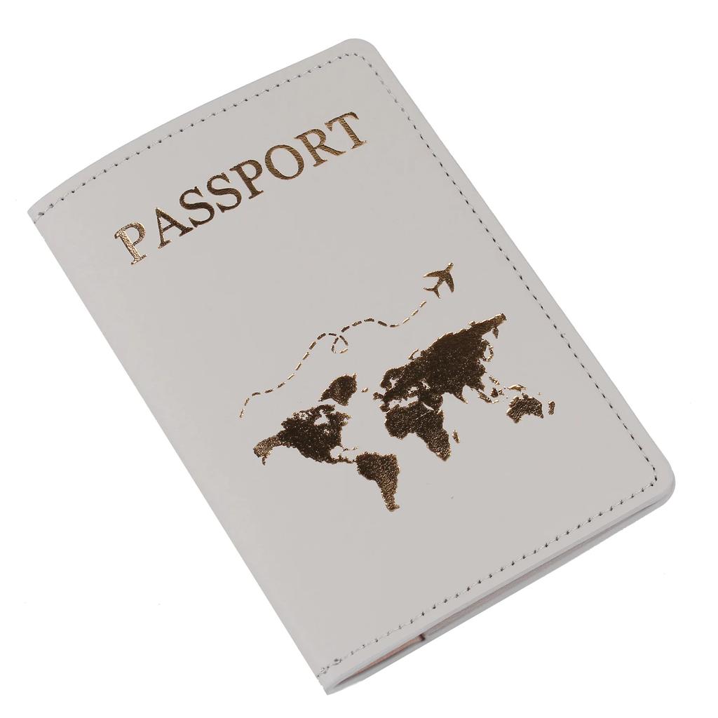 New Travel Passport Covers Women Men Passport Cover Passport Holder ID Card Holder Flight Ticket Clip Travel Accessories