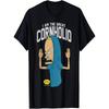 Beavis & Butt-Head "I Am The Great Cornholio" T-Shirt - 180g Premium Cotton Retro Cartoon Tee with Show - Unisex Plus Size Black Shirt for Men &