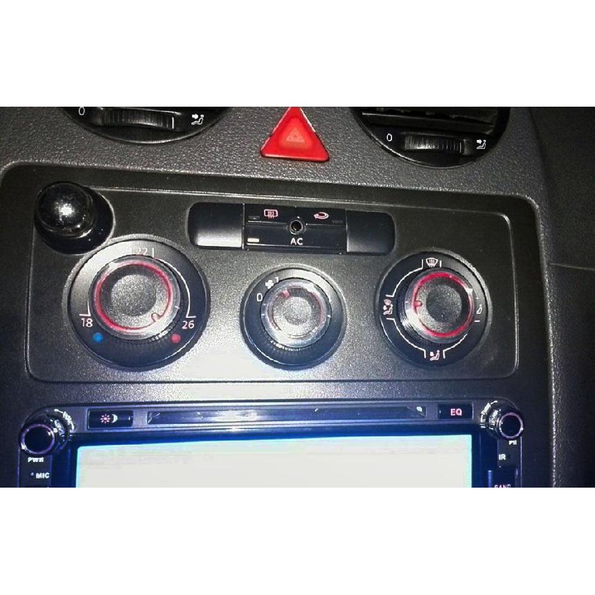 Color My Life 3 Pcs/Set Car Air Conditioning Heat Control Switch AC Knob for Volkswagen VW Caddy 2005 - 2010 Parts