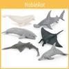 Pvc Ocean Life Dolphin Devil Fish Beluga Shark Realistic Model Collectible Display Figurine