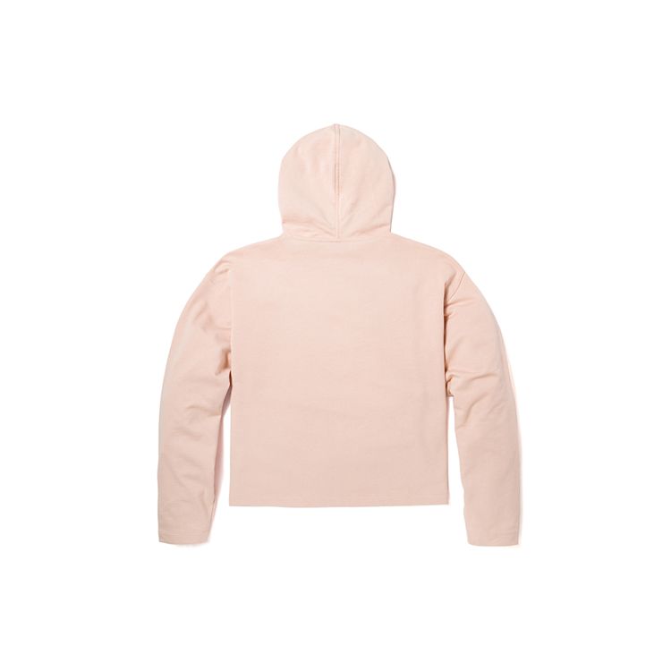 Timberland Casual Fleece Loose Hooded Sweatshirt Women Tops Light-Pink A6AZ2-662