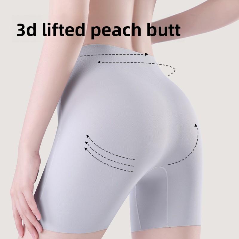 Women's Spring and Summer High Waist Abdominal Non Trace Anti Light Flat Angle Underwear
