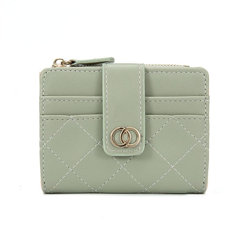 Women Wallets PU Leather Female Purse Mini Multi-Cards Holder Coin Short Wallets Slim Small Wallet Zipper