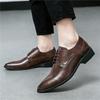 New Fashion Pointed Lace-up Dress Formal Oxford Shoes For Men Black Brown Homecoming Wedding Party Footwear Zapatos Hombre