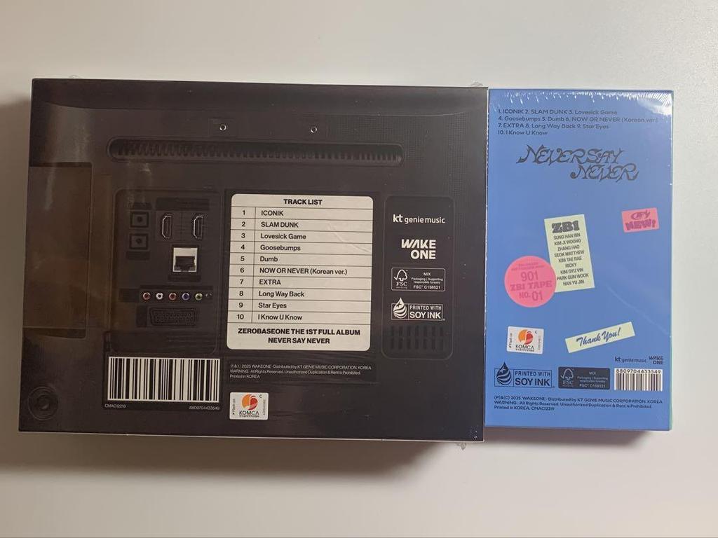 [USED] ZEROBASEONE 1st Regular Album ICONIC 2 Editions