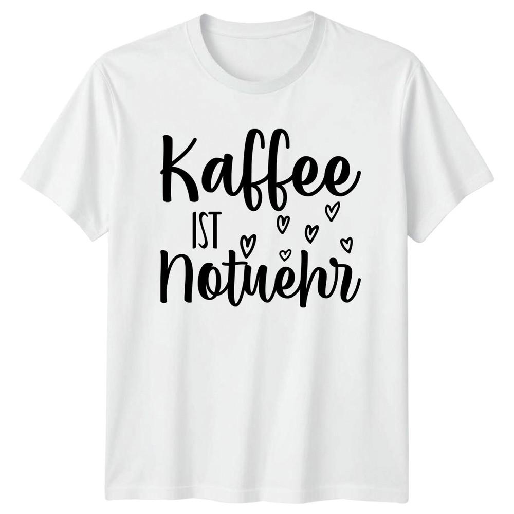 Kaffee Ist Notwehr TShirt Coffee GerUnisex Gift For Him Her S