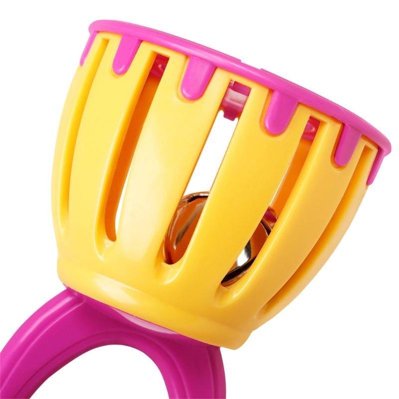 Käfigglocken Spielzeug, Baby Käfigglocken, Handrasseln für frühes Lernen Musikspielzeug