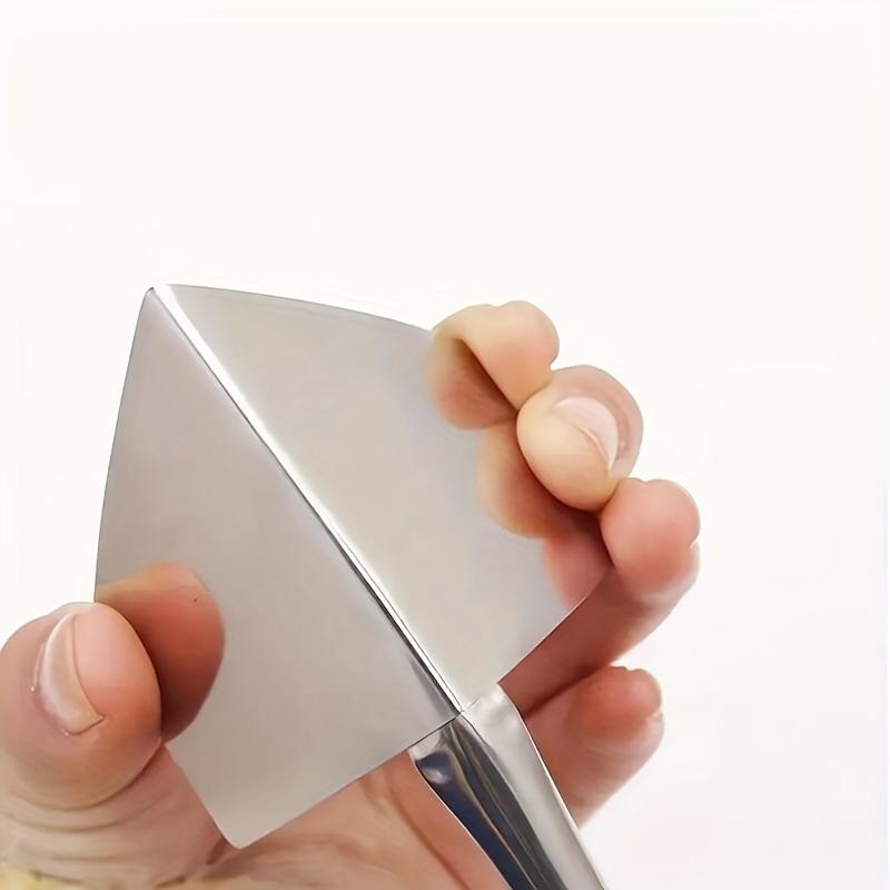 4-Piece Stainless Steel Joint Knifing Tool Set for Wall Repair and Smoothing, Metal Construction, No Electricity Required