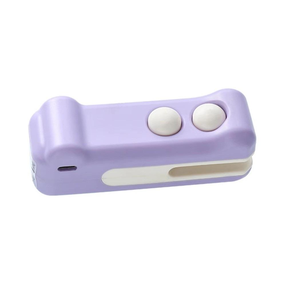 

Portable 2-in-1 Mini Bag Sealer Handheld USB Rechargeable Mini Heat Sealer Household Food Sealing Machine Food Freshness Storage фіолетовий