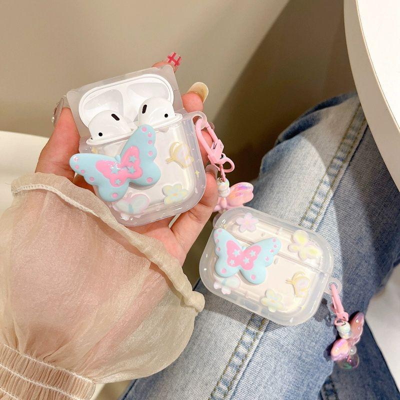 Japan and South Korea Ins Star Butterfly Applicable Apple AirPods1 Headphone Case AirPodsPro1 Headphone Case