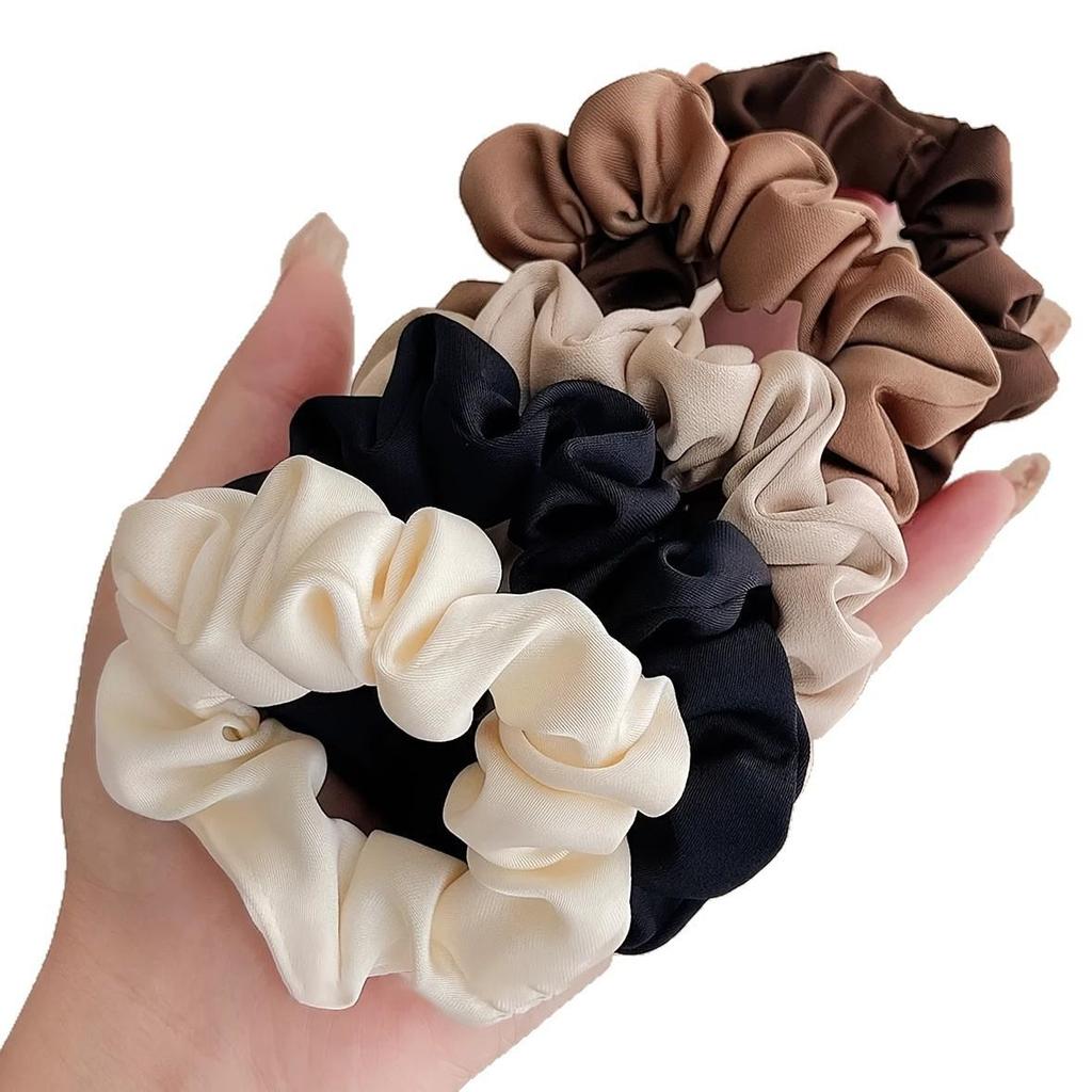 Women's Satin Feel Elegant Hair Tie - Simple Bun Accessory