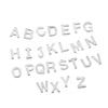 26/50 Stück Edelstahl Gold A-Z Buchstaben Anhänger Alphabet Charms Armband Ohrring für Damen Für DIY Schmuck Anhängerherstellung Zubehör
