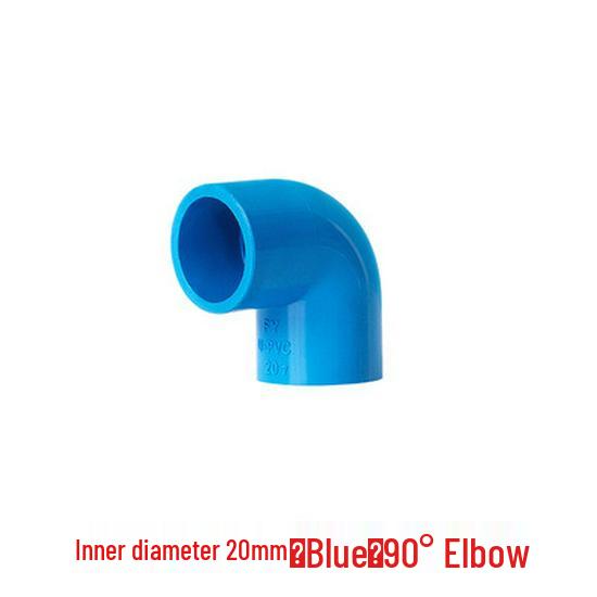 PVC 90-Degree Right Angle Elbow Water Pipe Fittings (20-75mm)