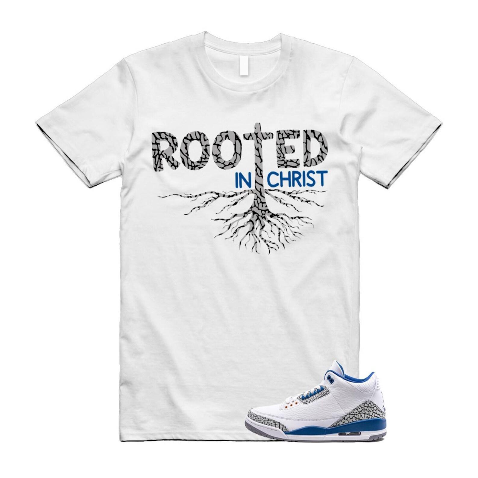 3 True Blue White Cement Grey Wizards T Shirt Match ROOTED 2XL