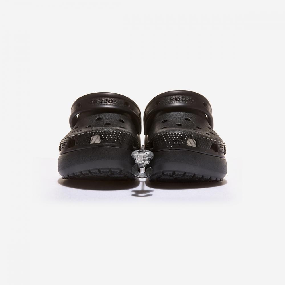 Crocs Classic Platform Clogs Woman Crs206750 Black