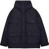 New Era FW24 Park City Roaming Series Thick Warm Multi-Pocket Hooded Loose Down Jacket Unisex Outerwear Black 14385221