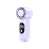 T55 Portable Mini Fan: 199-Speed High-Speed USB Rechargeable Handheld Electric Fan with Digital Display
