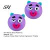 Cartoon Expression Squeeze Toy 2Pcs Dog Face Stress Relief Fidget Anti-stress Slow Rising Home Office Worker Anxiety Reduction Ball Decompression
