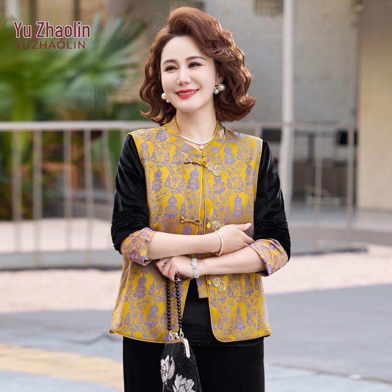 YUZHAOLIN New Chinese Style Embroidered Spring Set for Women 4XL