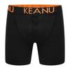 Keanu Mens Neon Cotton Blend Boxer Shorts (Pack of 6)