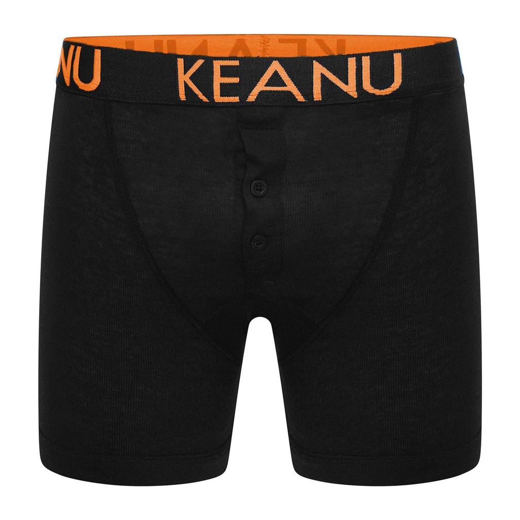 Keanu Mens Neon Cotton Blend Boxer Shorts (Pack of 6)