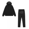 Unisex Y2K Streetwear Hoodie Jogger Set Cotton Blend Loose Fit Casual Outfit Men Women