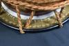 Vintage Japanese Wooden Wadaiko Drum Shime Daiko Taiko with Stand & Stick, As-is
