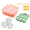 9 Grids Rose Shaped Silicone Ice Cube Tray Ice Molds Making For the Freezer Novelty Drink Tray For Chilled Cocktails Juice Drink