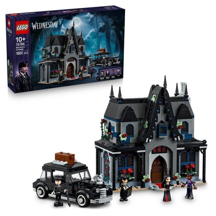 LEGO Mercredi 76786 Exclu Cdiscount Le Manoir de Morticia - Jeu de Construction dès 10 ans - Mini-Poupées