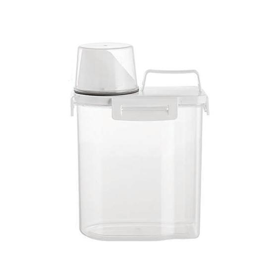 Grain Can Ergonomic Handle Measuring Cup Design Storage Container with Lid
