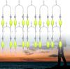 5Pcs Double Reverse Hooks Fishing Rig Smooth Casting Anti-Tangle Snag Resistant Split Hook Rig Freshwater Saltwater Jigging Fishing Accessories
