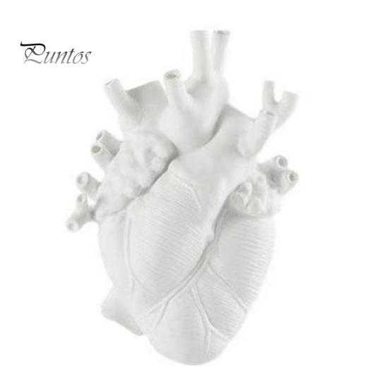 

Ваза для цветов в форме сердца, ваза из смолы в форме человеческого сердца, декоративная подставка для цветов для домашнего офиса, стола, гостиной белый