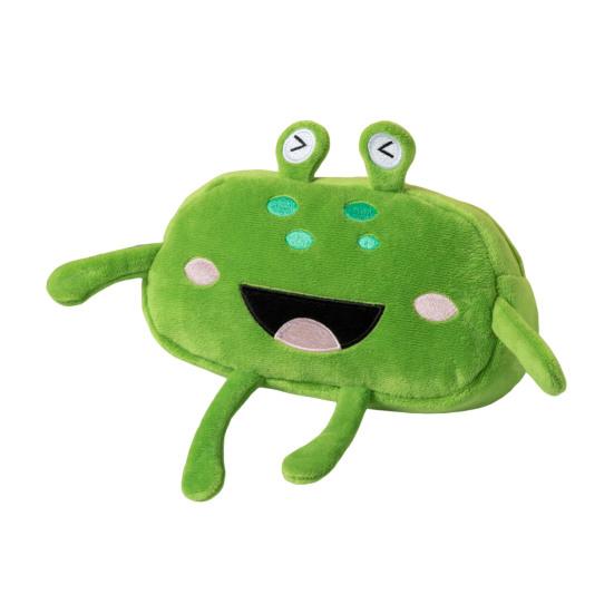 Stuffed Frog Pen Case, Funny Frog Pencil Bag, Fluffy Pencil Storage Pouch, Large Capacity Zipper Pen Bag for Boys Girls, Multifunctional Storage Bag