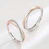 Trumium 925 Sterling Silver Bohemian Vintage X Cross Rose Gold Rings for Women Men Wedding Jewelry Mobius Couple Rings Anillos