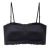 Summer Freedom Strapless Invisible Non-slip Gathering Small Chest Traceless Steel Rim Lace Tube Top Anti-light Bra Cover