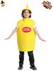 Funny Ketchup Costume for Kids - Prank Mustard Outfit for Halloween or Carnival