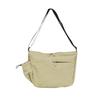 Propeller Heads Wrinkled Nylon Shoulder Bag with Bottle Pocket (11-2130-BE)