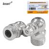 Nickel-Plated 90-Degree M10x1 Grease Nipples, 20-Pack