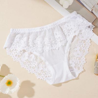 Kadın Külot Seksi Dantel File Külot Düşük Bel Yarı Şeffaf Nefes Alabilir Bikini Külot Bayan Dikişsiz İç
