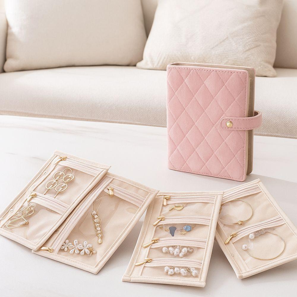 Partition Necklace Binder Waterproof Jewelry Packaging Brochure Jewelry Storage Book  Travel